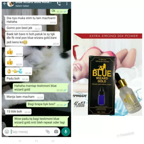 Testimoni Blue Wizard Gold (1)